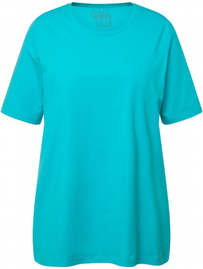 Ulla Popken Essential Round Neck Stretch Tee Black - T-krekli - 