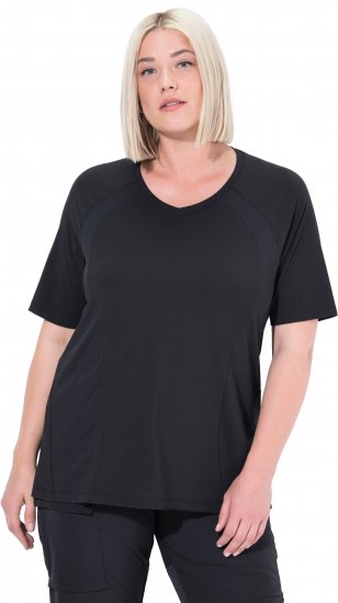 Ulla Popken Quick-Drying Short Sleeve T-Shirt Black - T-krekli - 