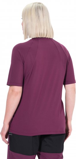 Ulla Popken Quick-Drying Short Sleeve T-Shirt Dark Cherry - T-krekli - 