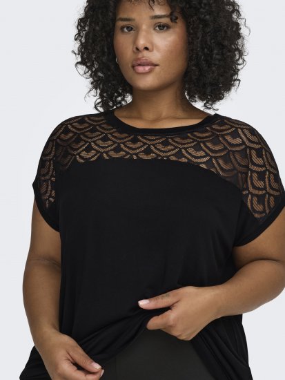 Only Carmakoma Flake Top Black - Topi - 