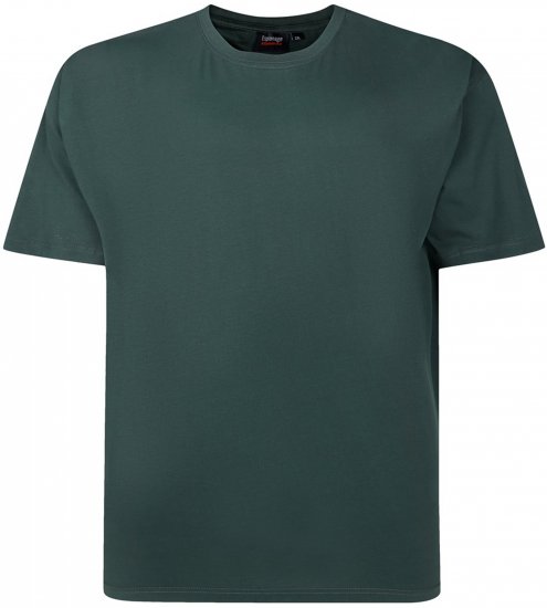 Espionage T015 Plain T-Shirt Bottle Green - Lielo vīriešu t-krekli bez apdrukas - Lielo vīriešu t-krekli bez apdrukas