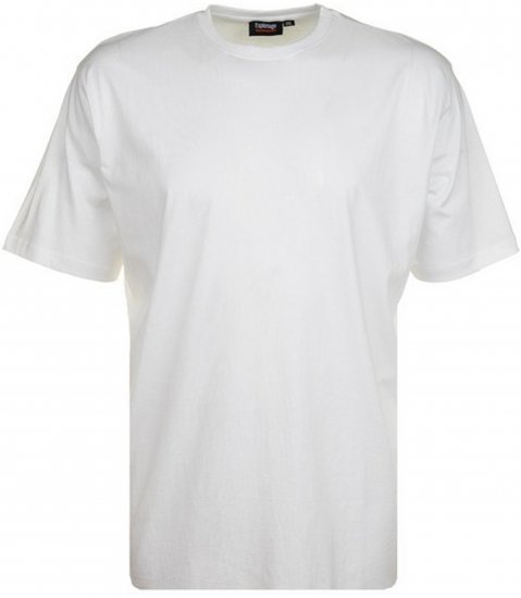 Espionage T015 Plain T-Shirt White - Lielo vīriešu t-krekli bez apdrukas - Lielo vīriešu t-krekli bez apdrukas
