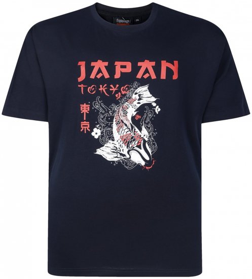Espionage T437 Japan T-Shirt Black - T-krekli - T-krekli - 2XL-14XL
