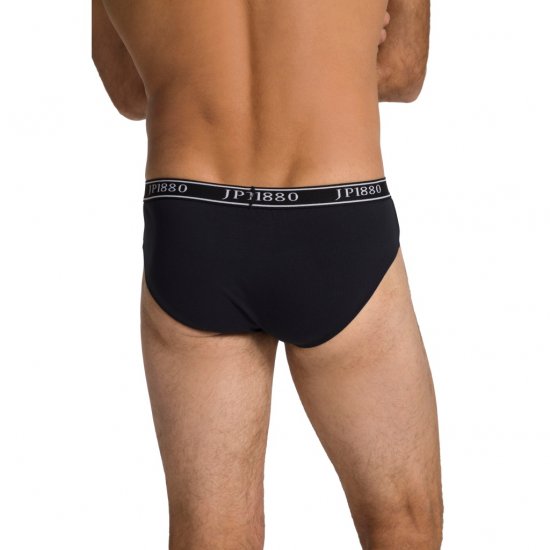 JP1880 Briefs Stretch Cotton 2-Pack Black - Apakšveļa un peldšorti - Apakšveļa - 2XL-8XL