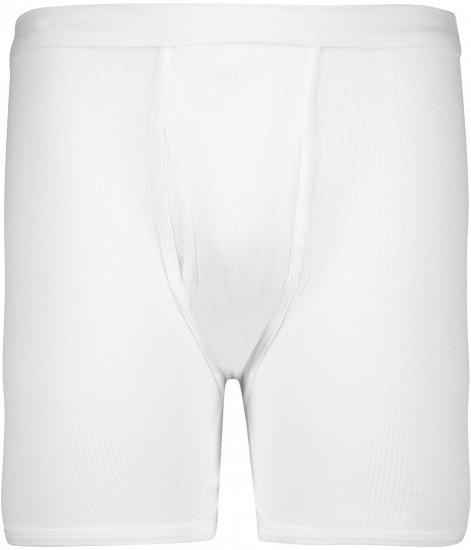 Adamo Prestige Boxershorts Double Ribbed White - Apakšveļa un peldšorti - Apakšveļa - 2XL-8XL