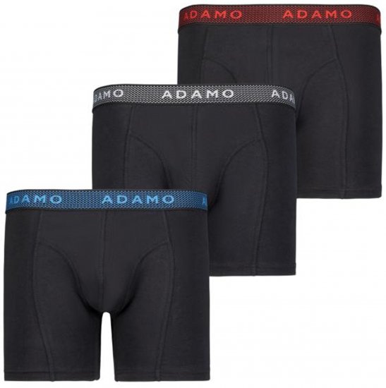 Adamo Jerry Maxi Boxers 703 Black 3-pack - Apakšveļa un peldšorti - Apakšveļa - 2XL-8XL