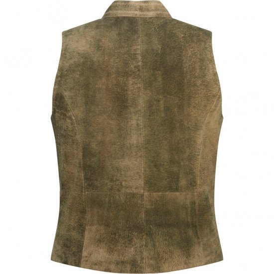 JP1880 Vest Goat Suede Traditional Moss Green - Svētku apģērbs - Svinīgs apģērbs – Lai svinētu stilīgi un ērti