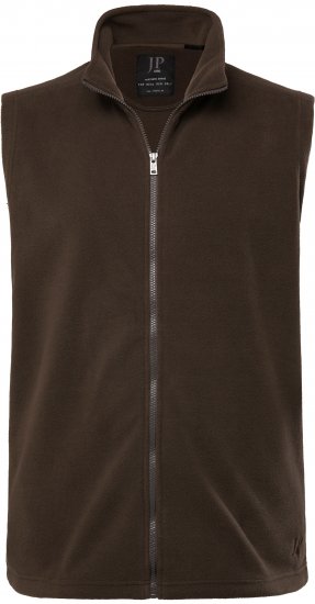 JP1880 Fleece Vest Stand-up Collar Brown - Jakas & Lietus apģērbs - Jakas - 2XL-12XL