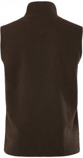 JP1880 Fleece Vest Stand-up Collar Brown - Jakas & Lietus apģērbs - Jakas - 2XL-12XL