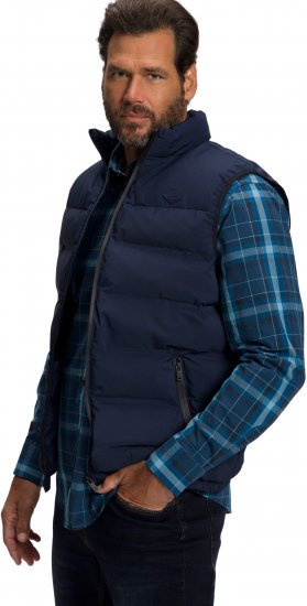 JP1880 Quilted Gilet Stand-up Collar Navy - Jakas & Lietus apģērbs - Jakas - 2XL-12XL