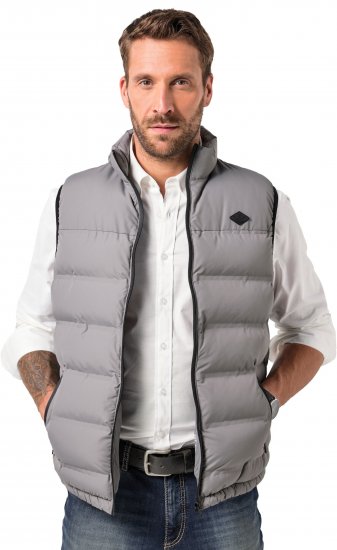 JP1880 Quilted Vest Outdoor Stand-up Collar Grey - Jakas & Lietus apģērbs - Jakas - 2XL-12XL