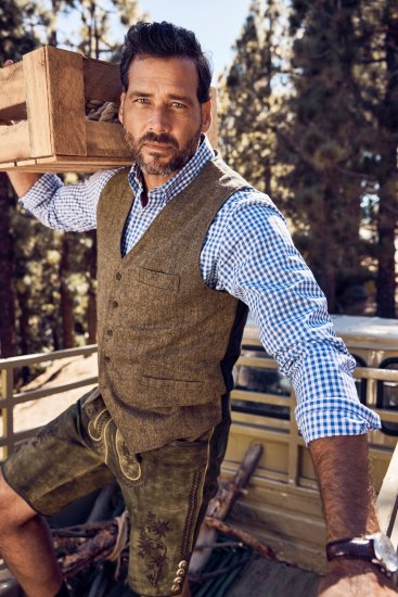 JP1880 Vest Tweed Wool Blend Traditional Light Brown - Svētku apģērbs - Svinīgs apģērbs – Lai svinētu stilīgi un ērti