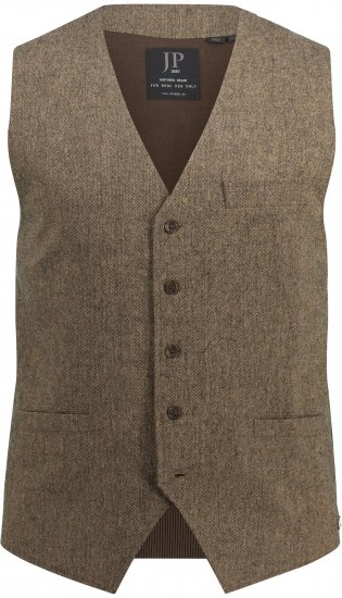 JP1880 Vest Tweed Wool Blend Traditional Light Brown - Svētku apģērbs - Svinīgs apģērbs – Lai svinētu stilīgi un ērti