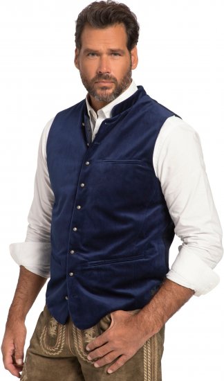 JP1880 Velvet Vest Traditional Blue - Svētku apģērbs - Svinīgs apģērbs – Lai svinētu stilīgi un ērti