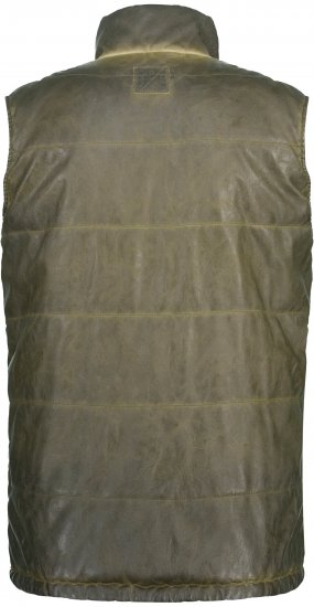JP1880 Quilted Gilet Vintage Leather Green - Jakas & Lietus apģērbs - Jakas - 2XL-12XL