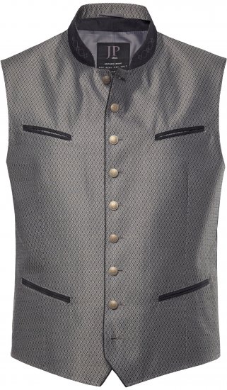 JP1880 Vest Traditional With Embroidery Silver - Svētku apģērbs - Svinīgs apģērbs – Lai svinētu stilīgi un ērti