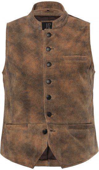 JP1880 Vest Traditional Cowhide Brown - Svētku apģērbs - Svinīgs apģērbs – Lai svinētu stilīgi un ērti