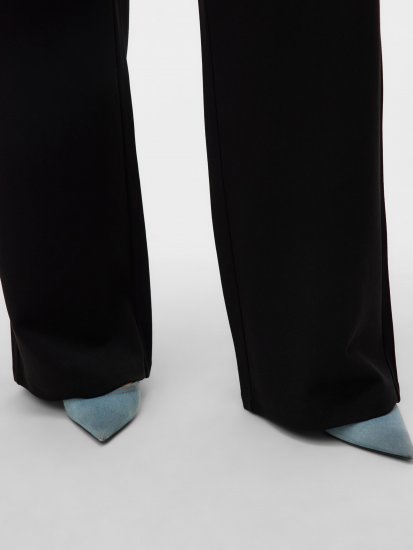 Vero Moda Berlin Zamira Wide Leg Pants Black - Bikses - 