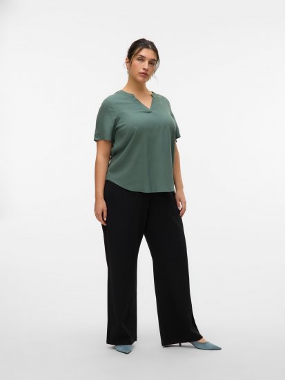 Vero Moda Berlin Zamira Wide Leg Pants Black - Bikses - 