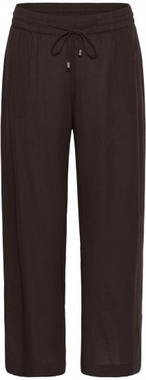 Kaffe Curve Mille Wide Pants Coffee Brown - Auduma bikses - 