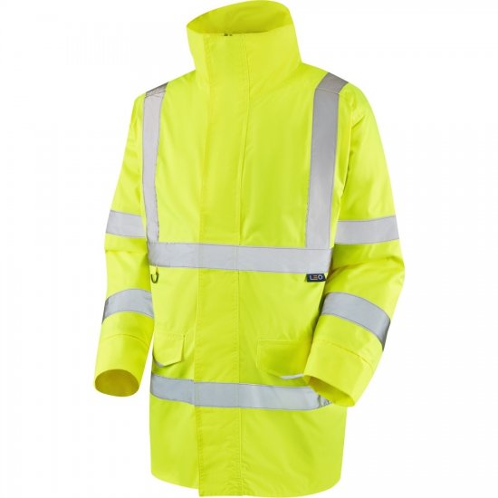 Leo Tawstock EcoViz 4K Baffle Lined Anorak Hi-Vis Yellow - Darba apģērbs - Darba apģērbs - 3XL-10XL