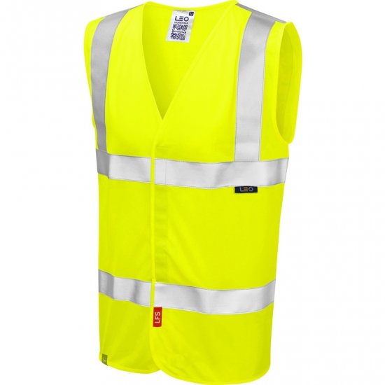 Leo Milford Ecoviz Lfs Waistcoat Hi-Vis Yellow - Darba apģērbs - Darba apģērbs - 3XL-10XL