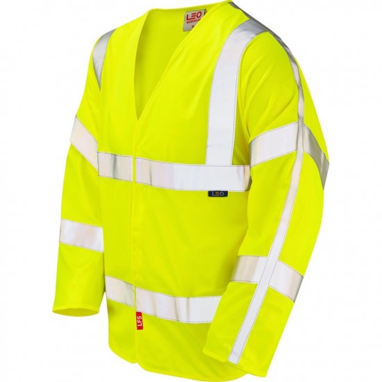 Leo Parkham Ecoviz Lfs Sleeved Waistcoat Hi-Vis Yellow - Darba apģērbs - Darba apģērbs - 3XL-10XL