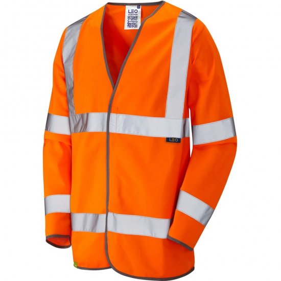 Leo Shirwell Ecoviz Sleeved Waistcoat Hi-Vis Orange - Darba apģērbs - Darba apģērbs - 3XL-10XL
