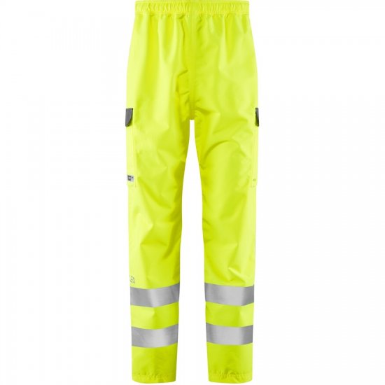 Leo Westleigh Ecoviz 10K Performance Breathable Overtrouser Hi-Vis Yellow - Darba apģērbs - Darba apģērbs - 3XL-10XL