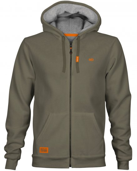 Motley Denim Copenhagen Hoodie Dark Khaki - Džemperi un džemperi ar kapuci - Džemperi - 2XL-14XL