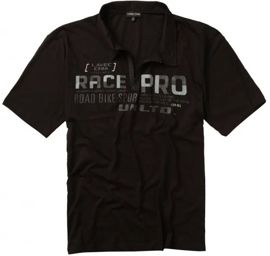 Lavecchia 2030 Polo Shirt Short Sleeve Black - Polo krekli - Polo krekli - 2XL-8XL