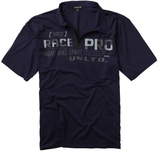 Lavecchia 2030 Polo Shirt Short Sleeve Navy - Polo krekli - Polo krekli - 2XL-8XL