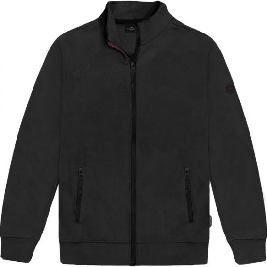 Double Outfitters MTOP-1158 Džemperis ar rāvējslēdzēju Melna - Džemperi un džemperi ar kapuci - Džemperi - 2XL-14XL