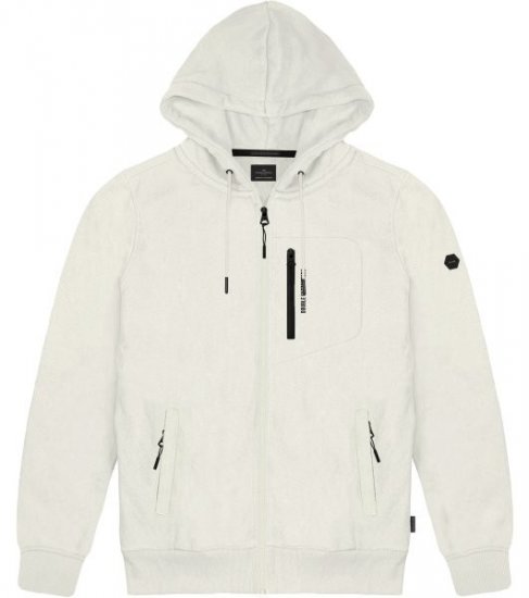 Double Outfitters MTOP-1160 Džemperis ar kapuci un rāvējslēdzēju Balta - Džemperi un džemperi ar kapuci - Džemperi - 2XL-14XL
