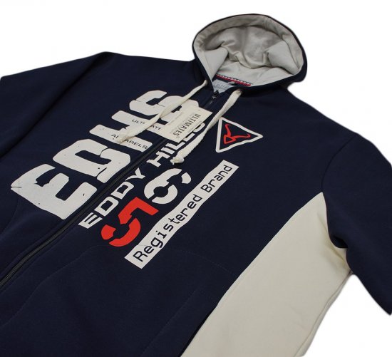 EDDY HILLS EDHS Hoodie Navy - Džemperi un džemperi ar kapuci - Džemperi - 2XL-14XL
