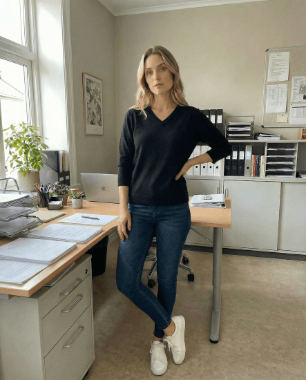 Nora Mikken GELINA Sweater Black - SIEVIEŠU APĢĒRBS XS-XXL - 