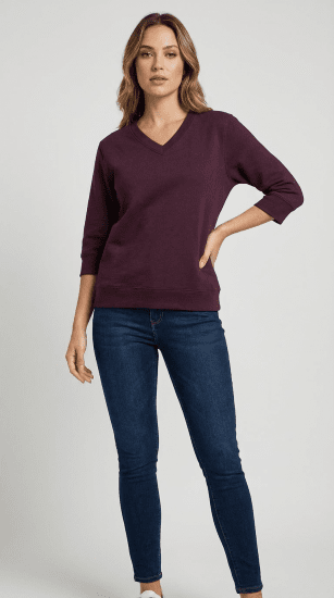 Nora Mikken GELINA Sweater Mauve Wine - SIEVIEŠU APĢĒRBS XS-XXL - 