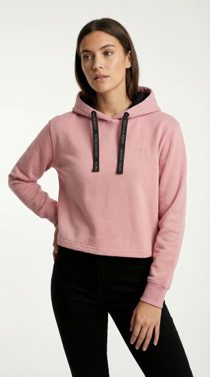 Nora Mikken KAMILLA Cropped Hoodie Peach Whip - SIEVIEŠU APĢĒRBS XS-XXL - 