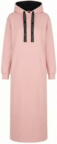 Nora Mikken MARTINA Maxi Hoodie Dress Peach Whip - SIEVIEŠU APĢĒRBS XS-XXL - 