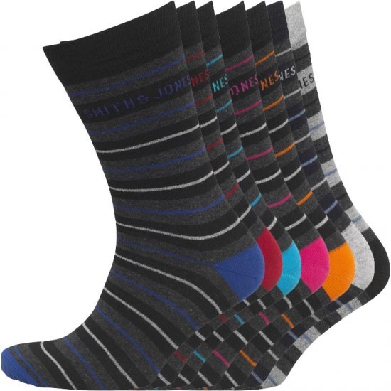 Smith & Jones Orkney 7-pack Socks - Apakšveļa un peldšorti - Apakšveļa - 2XL-8XL