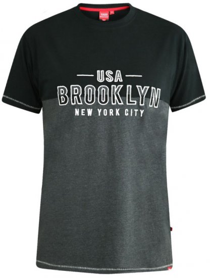 D555 Osbert T-shirt Black - T-krekli - T-krekli - 2XL-14XL