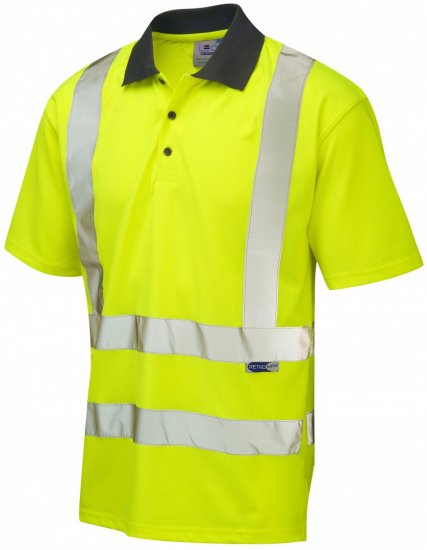 Leo Rockham Coolviz Polo Shirt Hi-Vis Yellow - Darba apģērbs - Darba apģērbs - 3XL-10XL