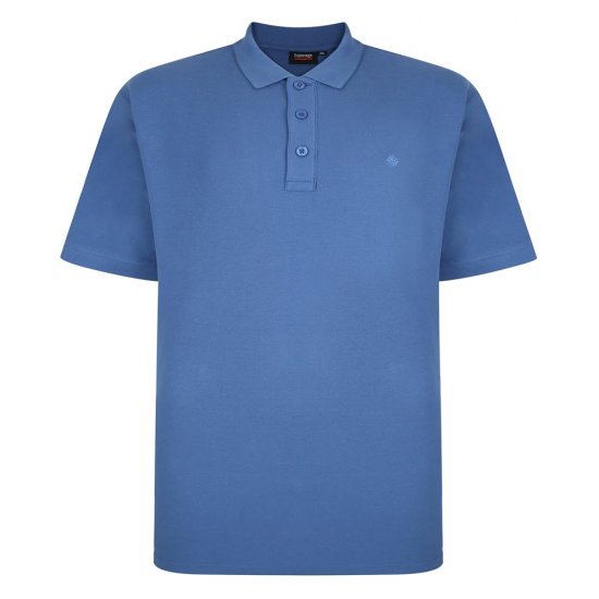 Espionage P074C Īsroku Polo Krekls Rudzupuķu Zils - Polo krekli - Polo krekli - 2XL-8XL