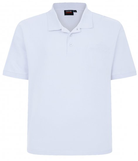 Espionage P074 balts polo krekls - Polo krekli - Polo krekli - 2XL-8XL
