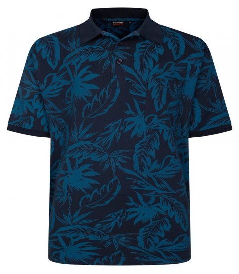 Espionage P222 Polo krekls ar lapu apdruku tumši zila/teal - Polo krekli - Polo krekli - 2XL-8XL