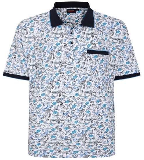 Espionage P224 polo krekls ar putnu rakstu - Polo krekli - Polo krekli - 2XL-8XL