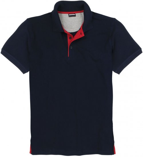 Adamo Pablo Comfort fit Polo Shirt Navy - Polo krekli - Polo krekli - 2XL-8XL