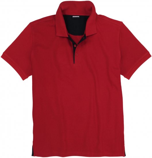 Adamo Pablo Comfort fit Polo Shirt Red - Polo krekli - Polo krekli - 2XL-8XL