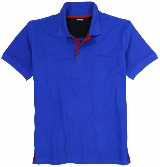 Adamo Pablo Comfort fit Polo Shirt Royal Blue - Polo krekli - Polo krekli - 2XL-8XL
