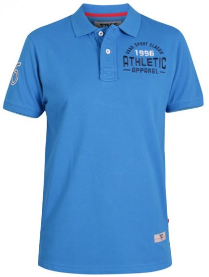 D555 Parker Polo Blue - Polo krekli - Polo krekli - 2XL-8XL